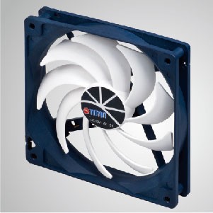 12V DC 140mm Kukri Silent Cooling Fan with 9-blades and PWM Function - TITAN Special Designed Cooling Fan- Kukri 9-blades Series. Great fan blades decided cooling energy